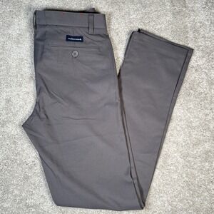 Southern Marsh Pants Mens 30x32 Gray Peterson Performance Zipper Hem Golf Slacks